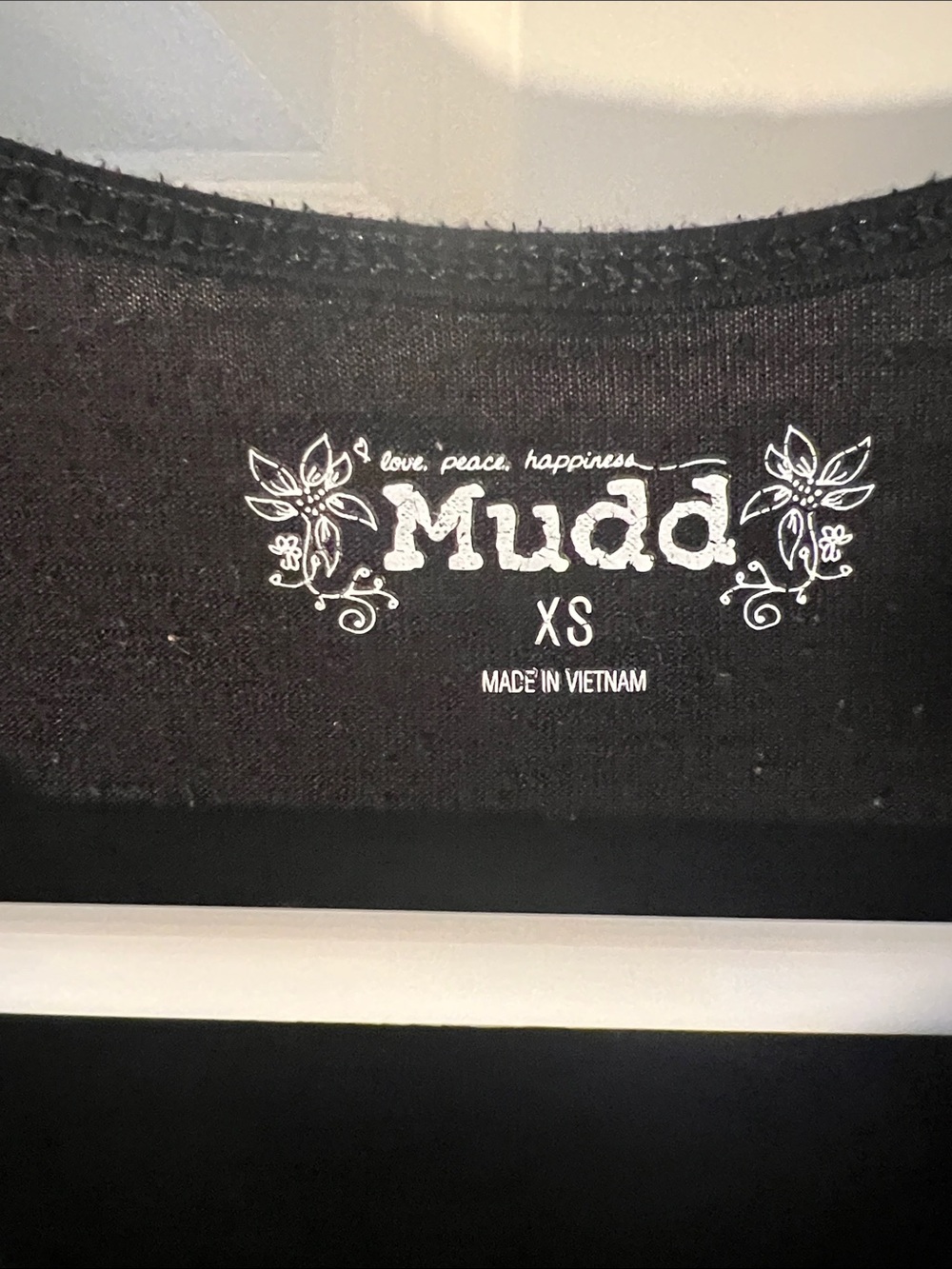 Mudd Black Ribbed Racerback Tank Top - Picture 2 of 3